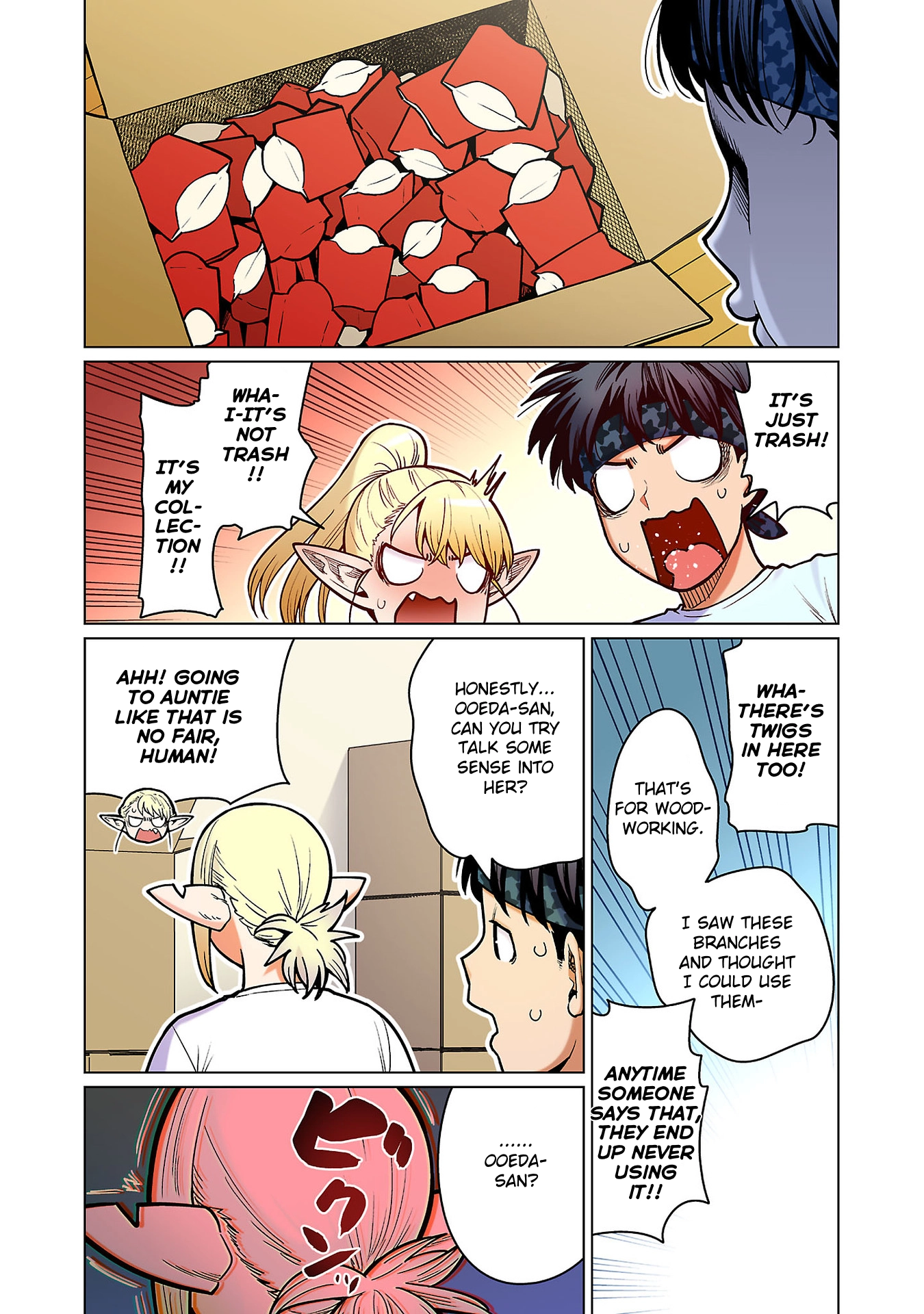 Shin Elf-san wa Yaserarenai. (Official Colored) Chapter 15 page 22 - 