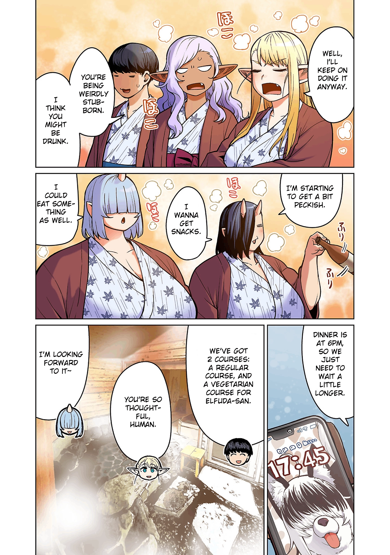 Shin Elf-san wa Yaserarenai. (Official Colored) Chapter 16 page 22 - 