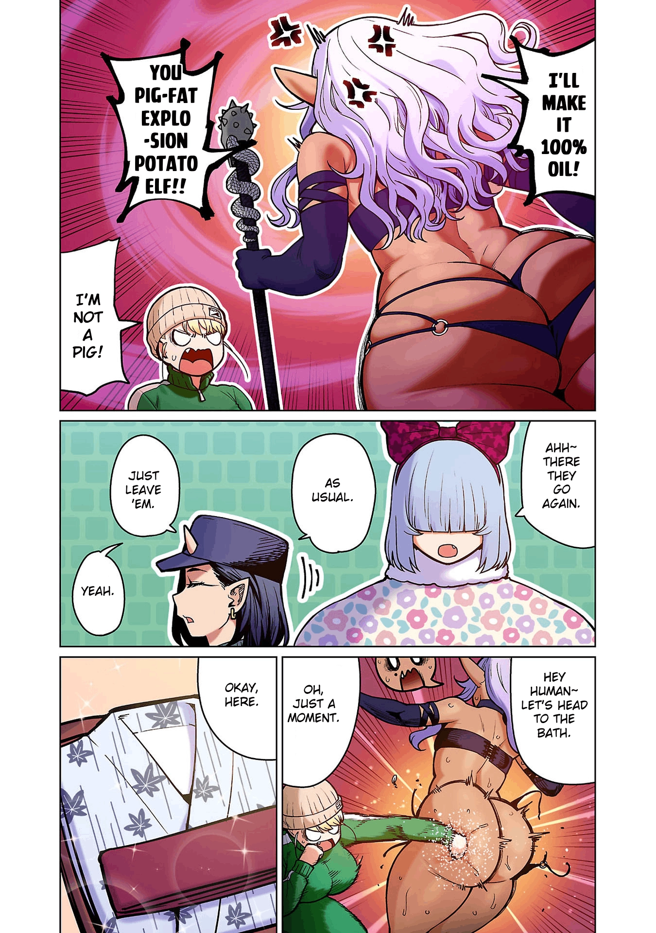 Shin Elf-san wa Yaserarenai. (Official Colored) Chapter 16 page 10 - 