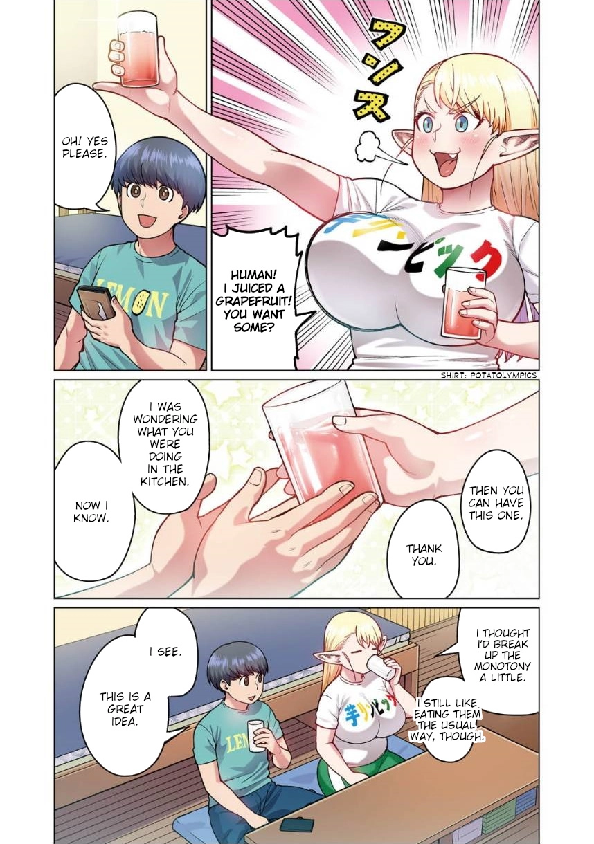 Shin Elf-san wa Yaserarenai. (Official Colored) Chapter 2 page 3 - 