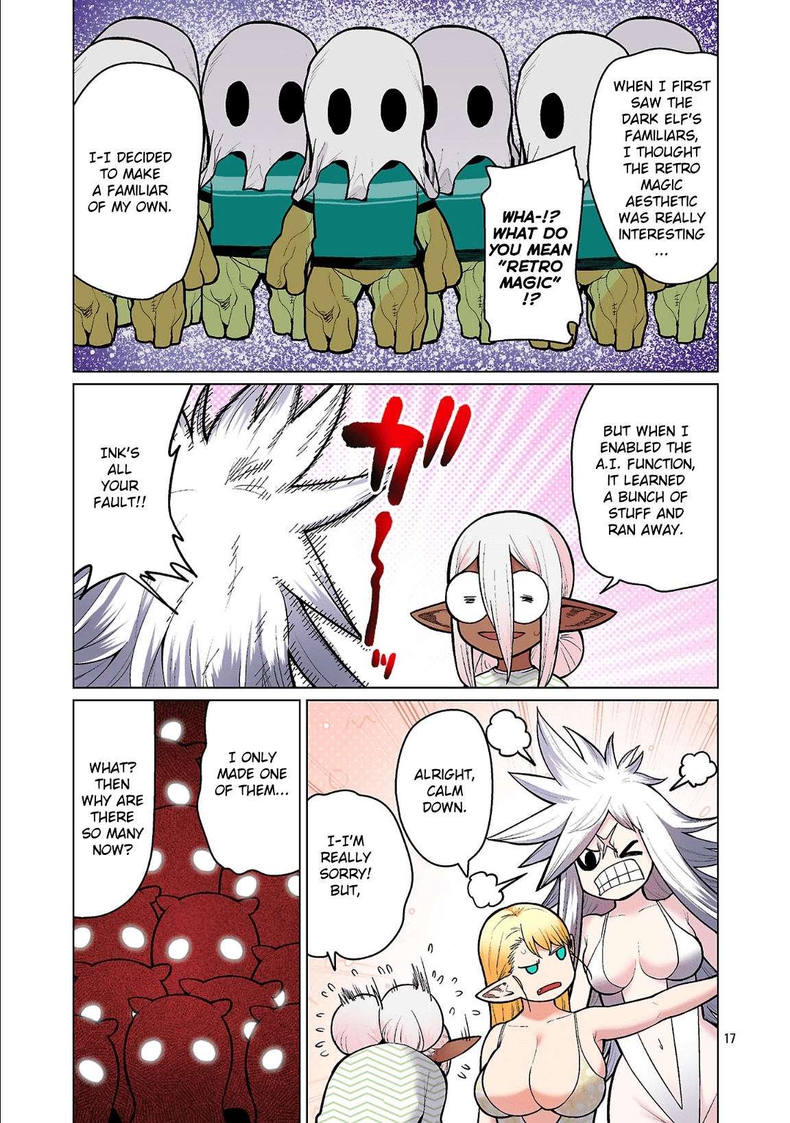 Shin Elf-san wa Yaserarenai. (Official Colored) Chapter 22 page 17 - 