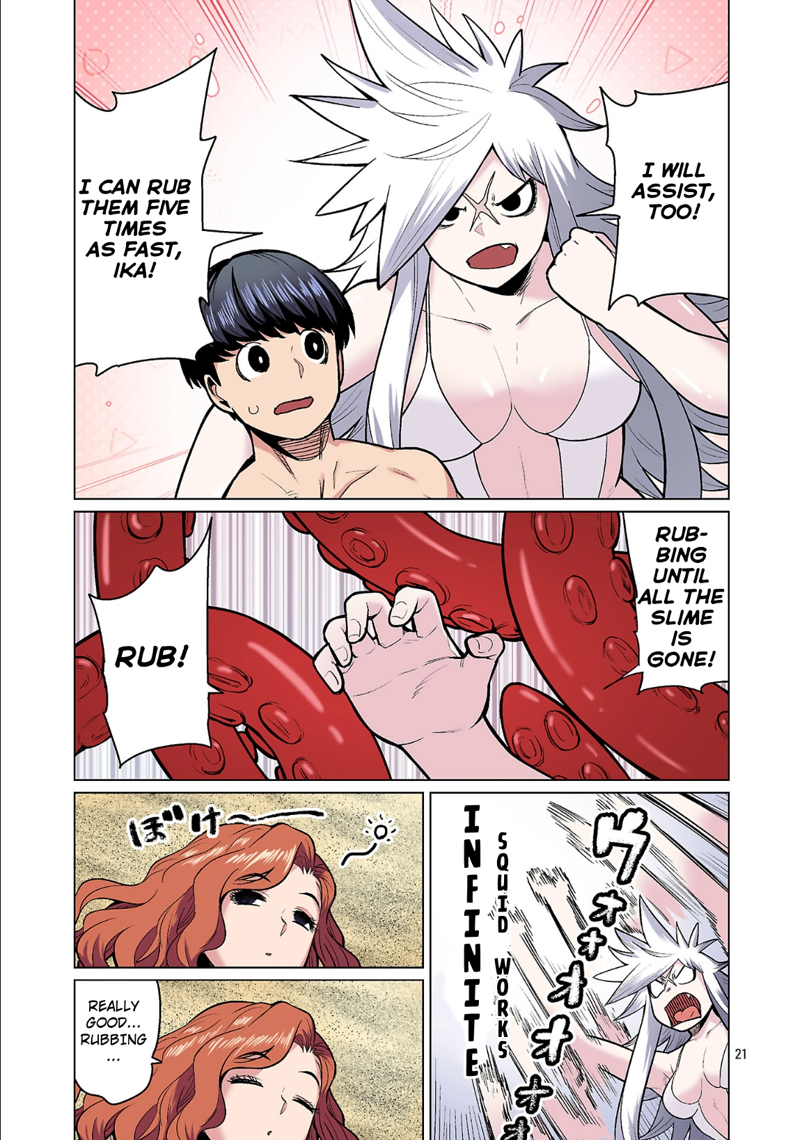 Shin Elf-san wa Yaserarenai. (Official Colored) Chapter 22 page 21 - 