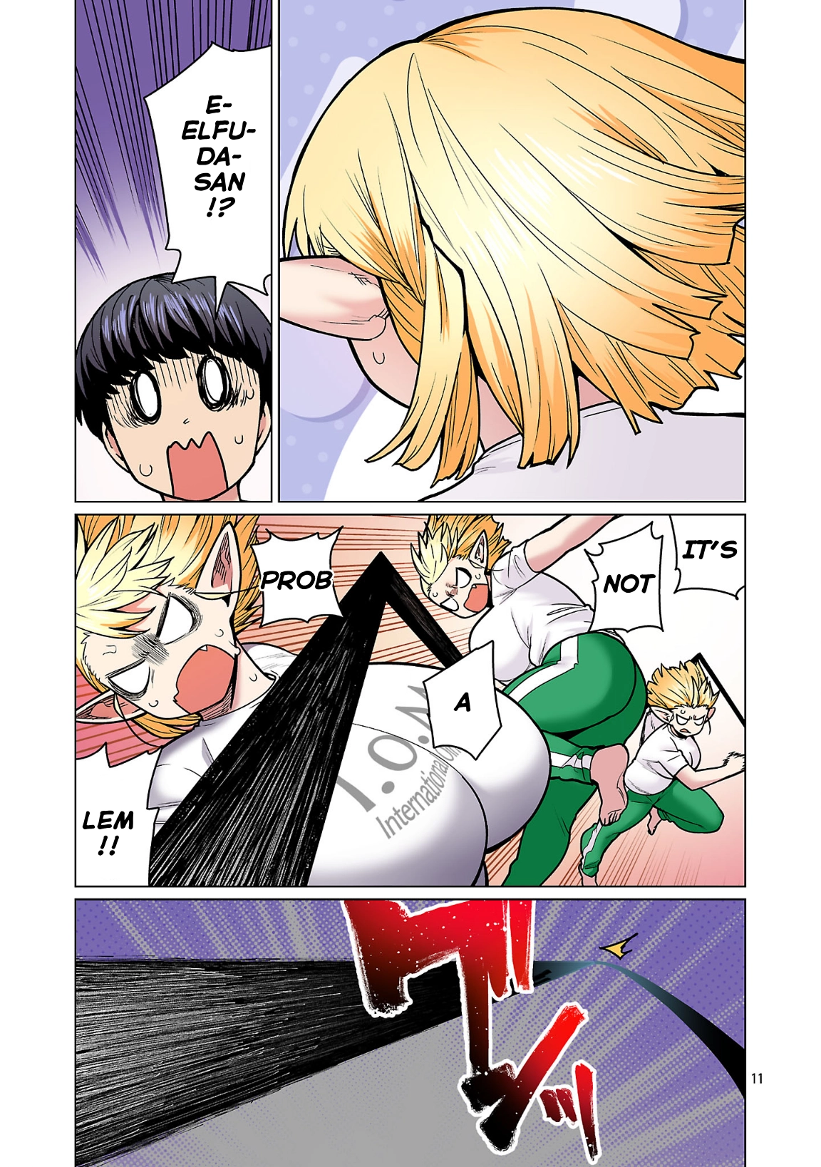 Shin Elf-san wa Yaserarenai. (Official Colored) Chapter 23 page 11 - 