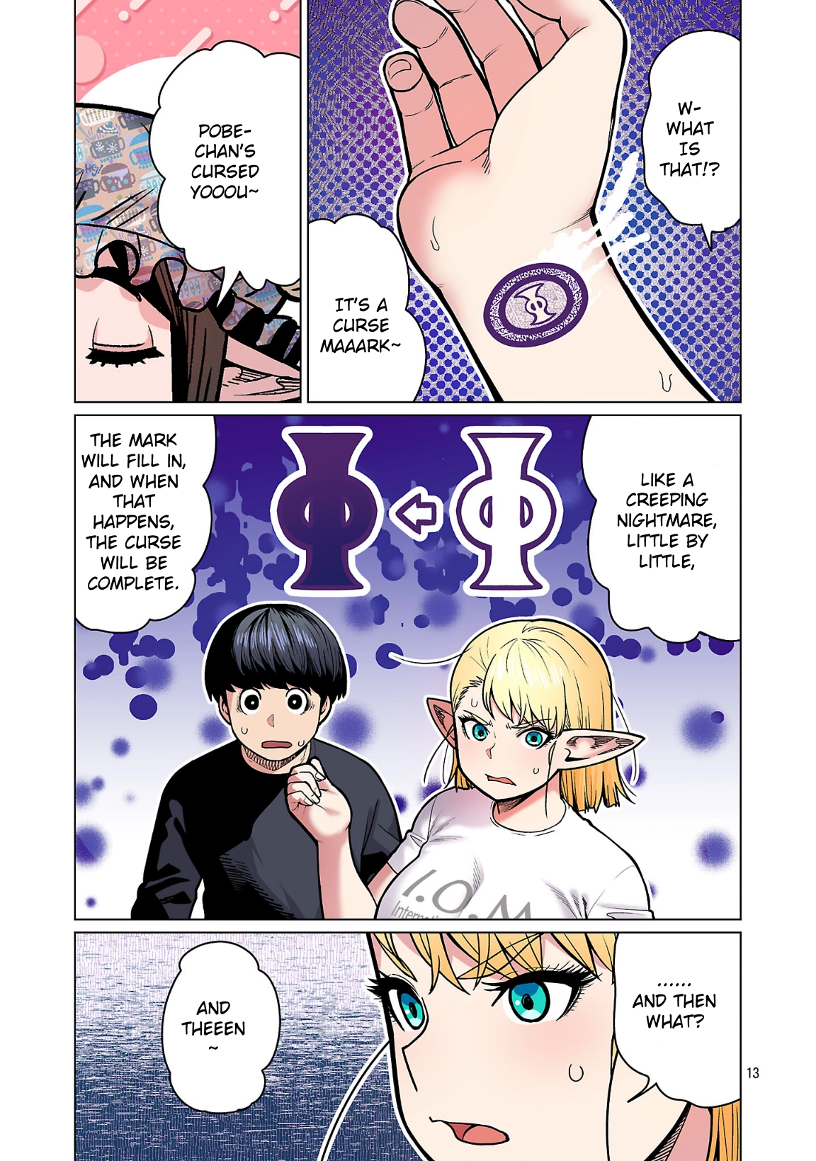 Shin Elf-san wa Yaserarenai. (Official Colored) Chapter 23 page 13 - 