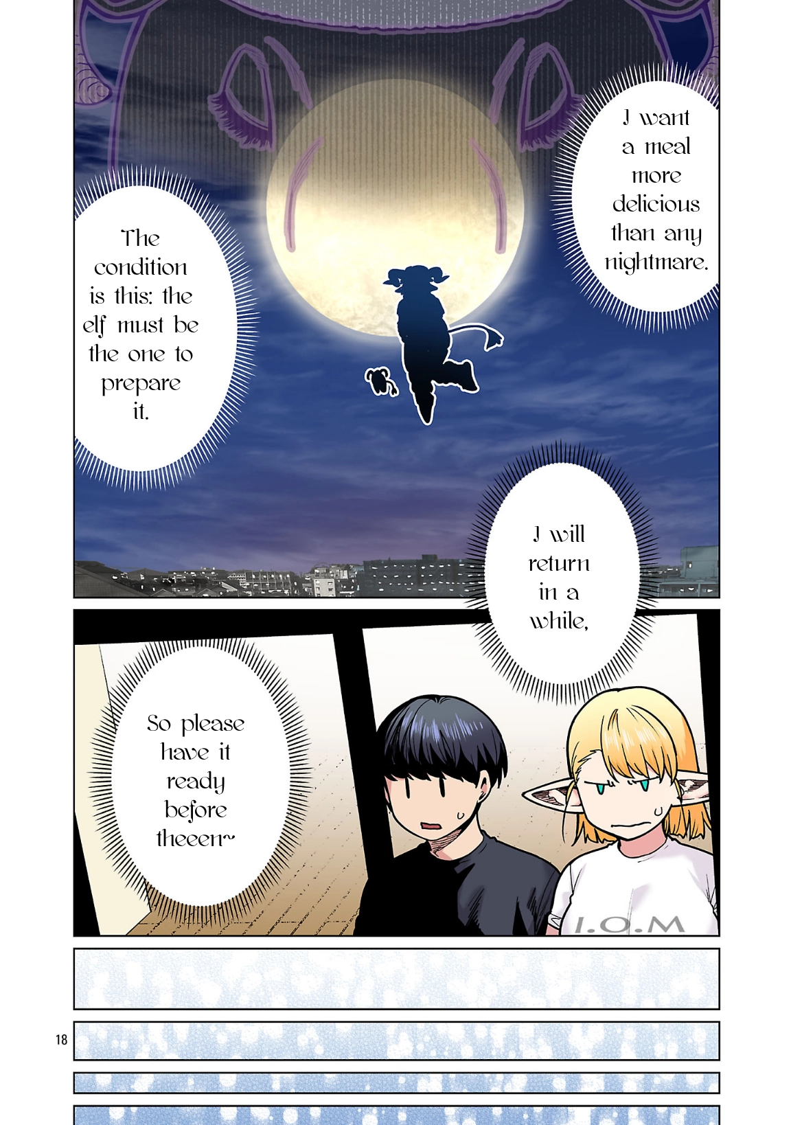 Shin Elf-san wa Yaserarenai. (Official Colored) Chapter 23 page 18 - 