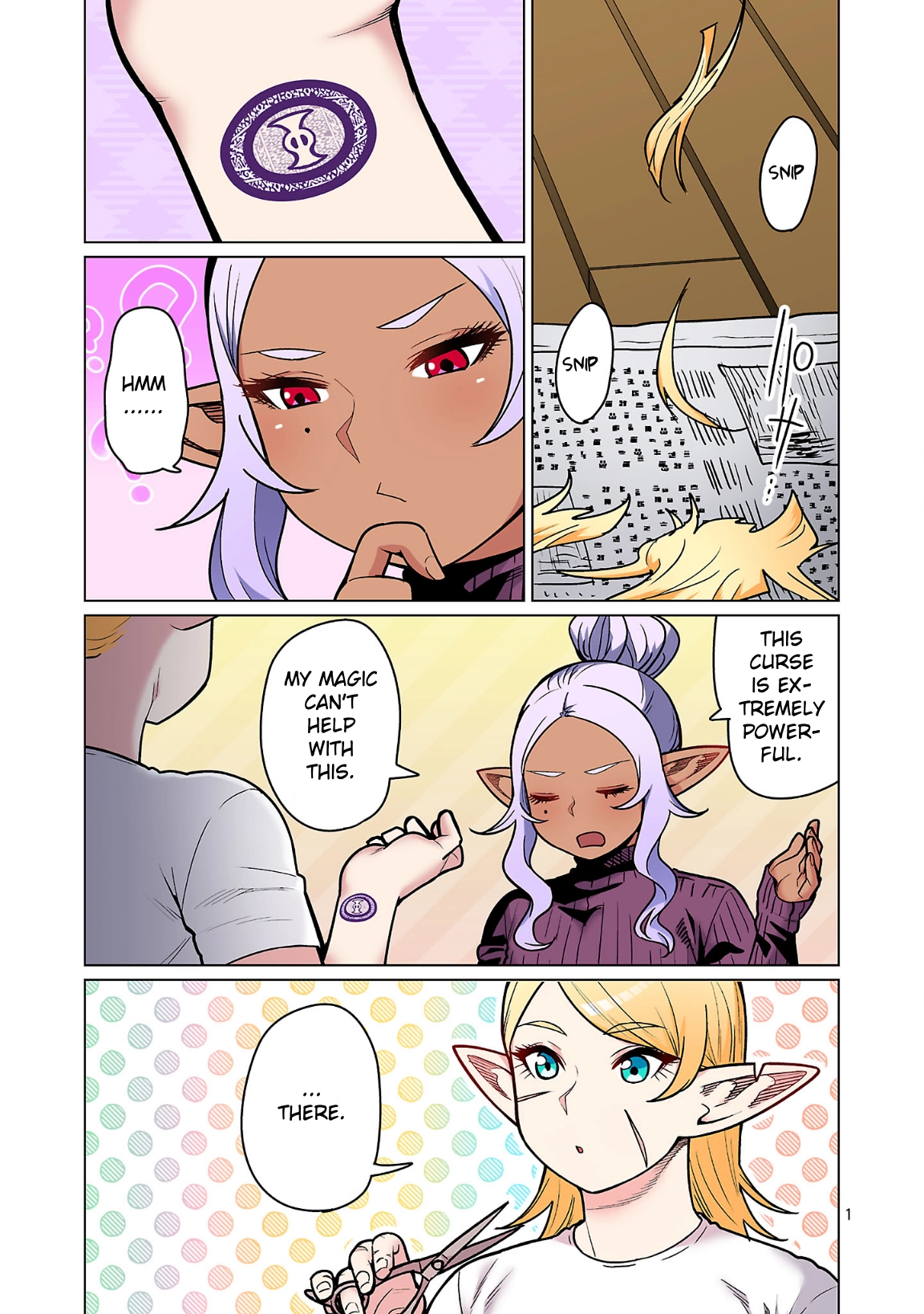 Shin Elf-san wa Yaserarenai. (Official Colored) Chapter 24 page 2 - 