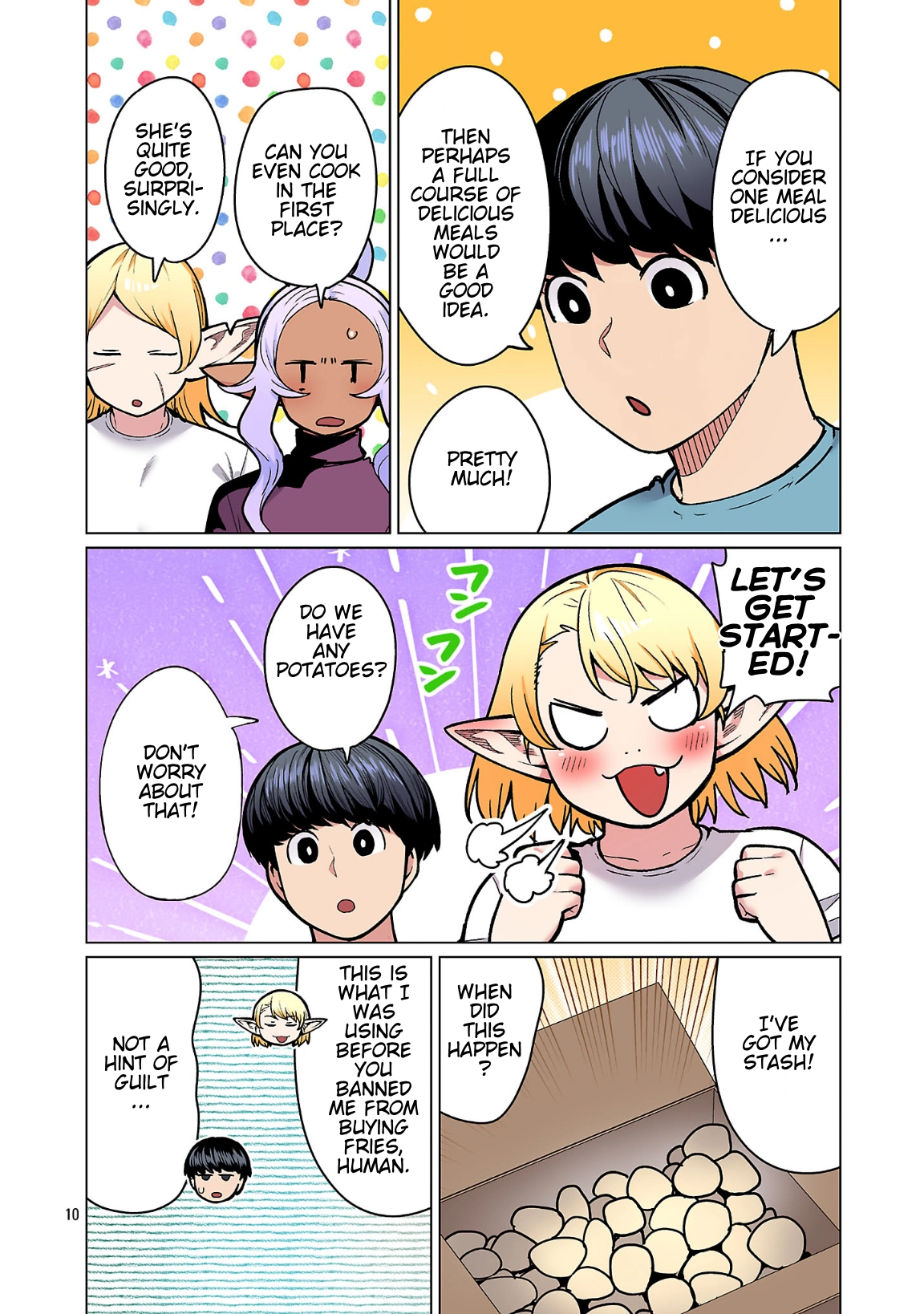 Shin Elf-san wa Yaserarenai. (Official Colored) Chapter 24 page 11 - 