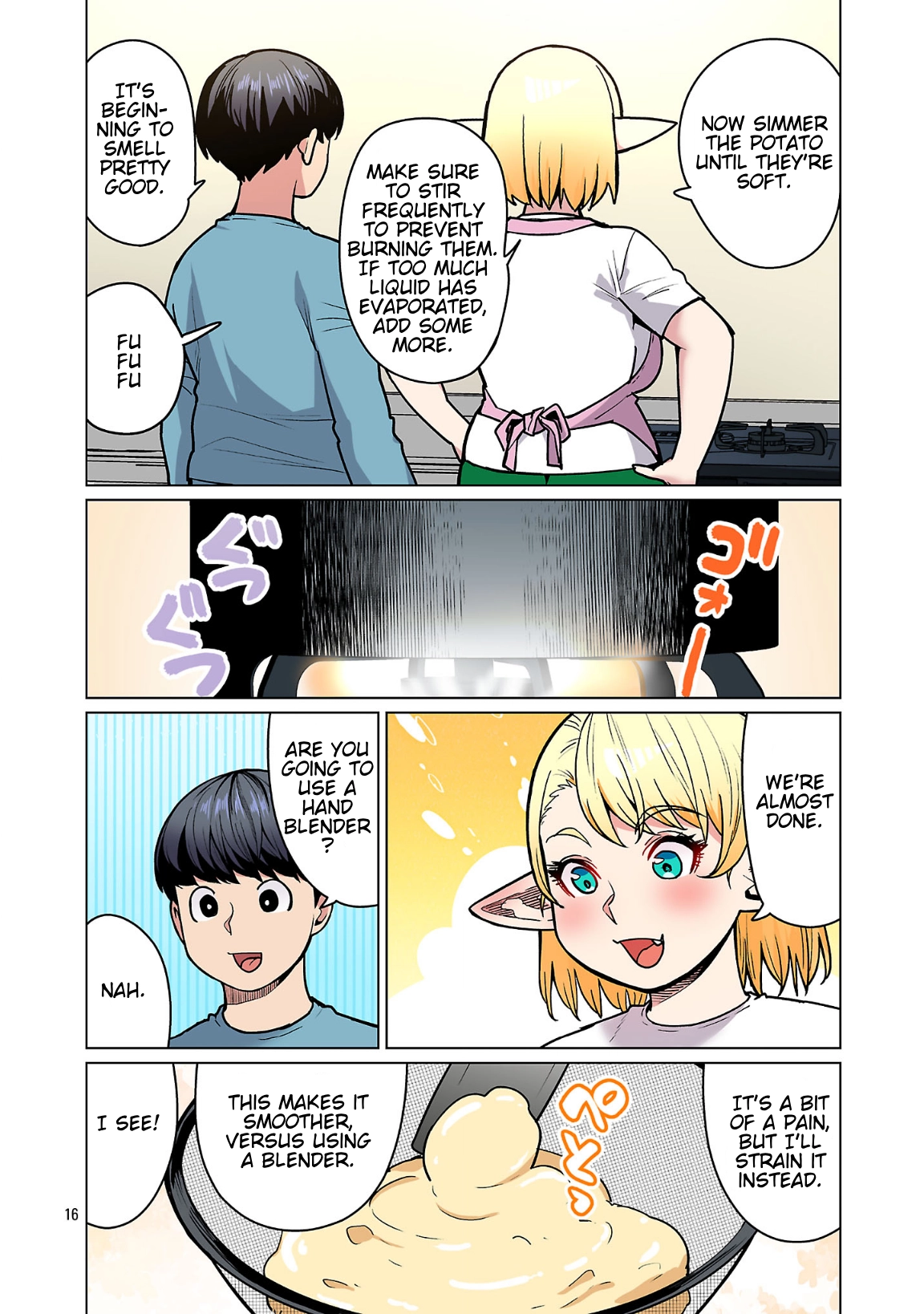 Shin Elf-san wa Yaserarenai. (Official Colored) Chapter 24 page 17 - 