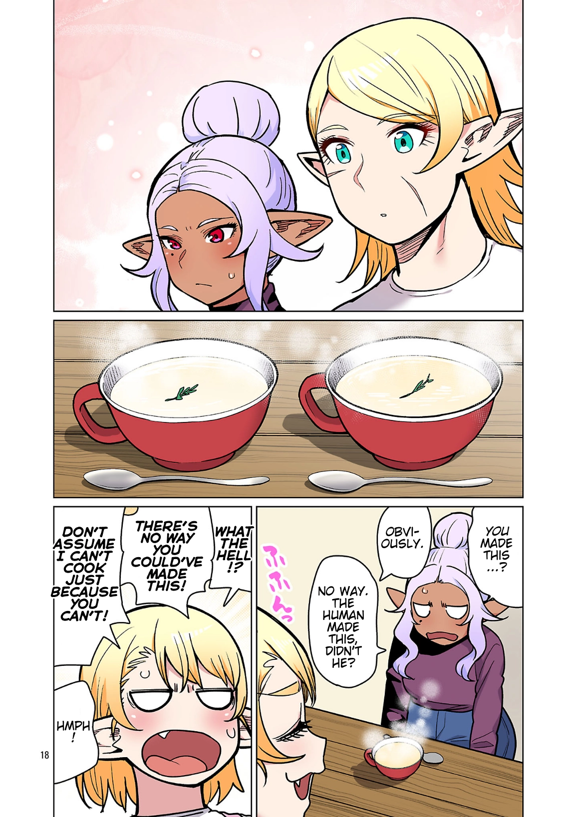 Shin Elf-san wa Yaserarenai. (Official Colored) Chapter 24 page 19 - 