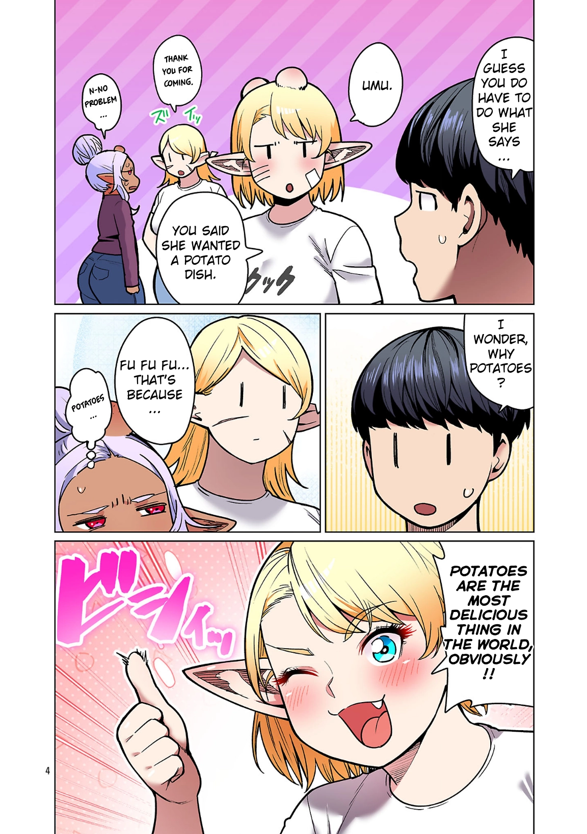 Shin Elf-san wa Yaserarenai. (Official Colored) Chapter 24 page 5 - 