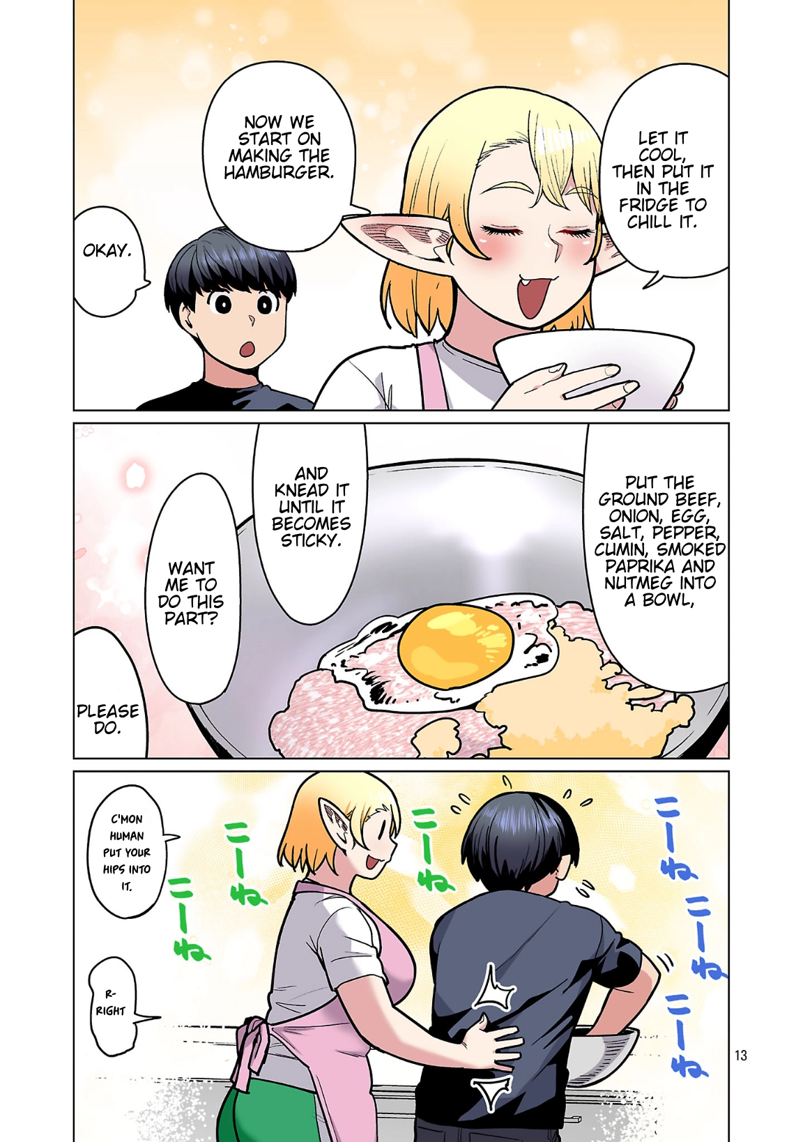 Shin Elf-san wa Yaserarenai. (Official Colored) Chapter 25 page 14 - 