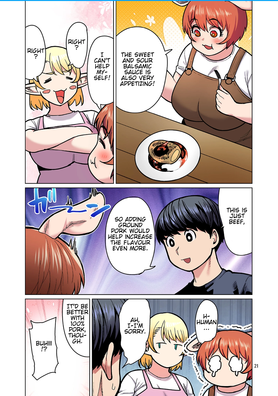Shin Elf-san wa Yaserarenai. (Official Colored) Chapter 25 page 22 - 