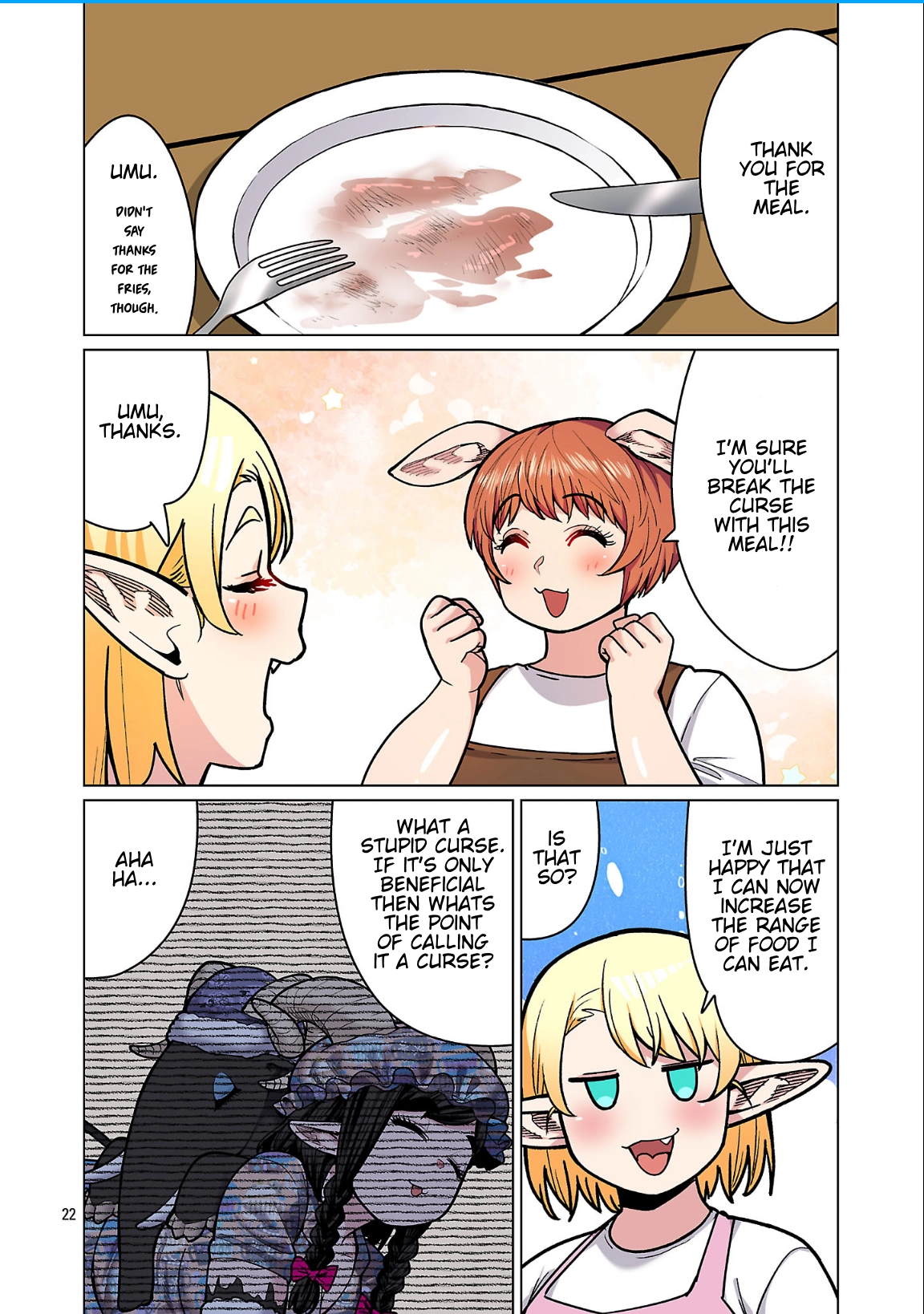 Shin Elf-san wa Yaserarenai. (Official Colored) Chapter 25 page 23 - 