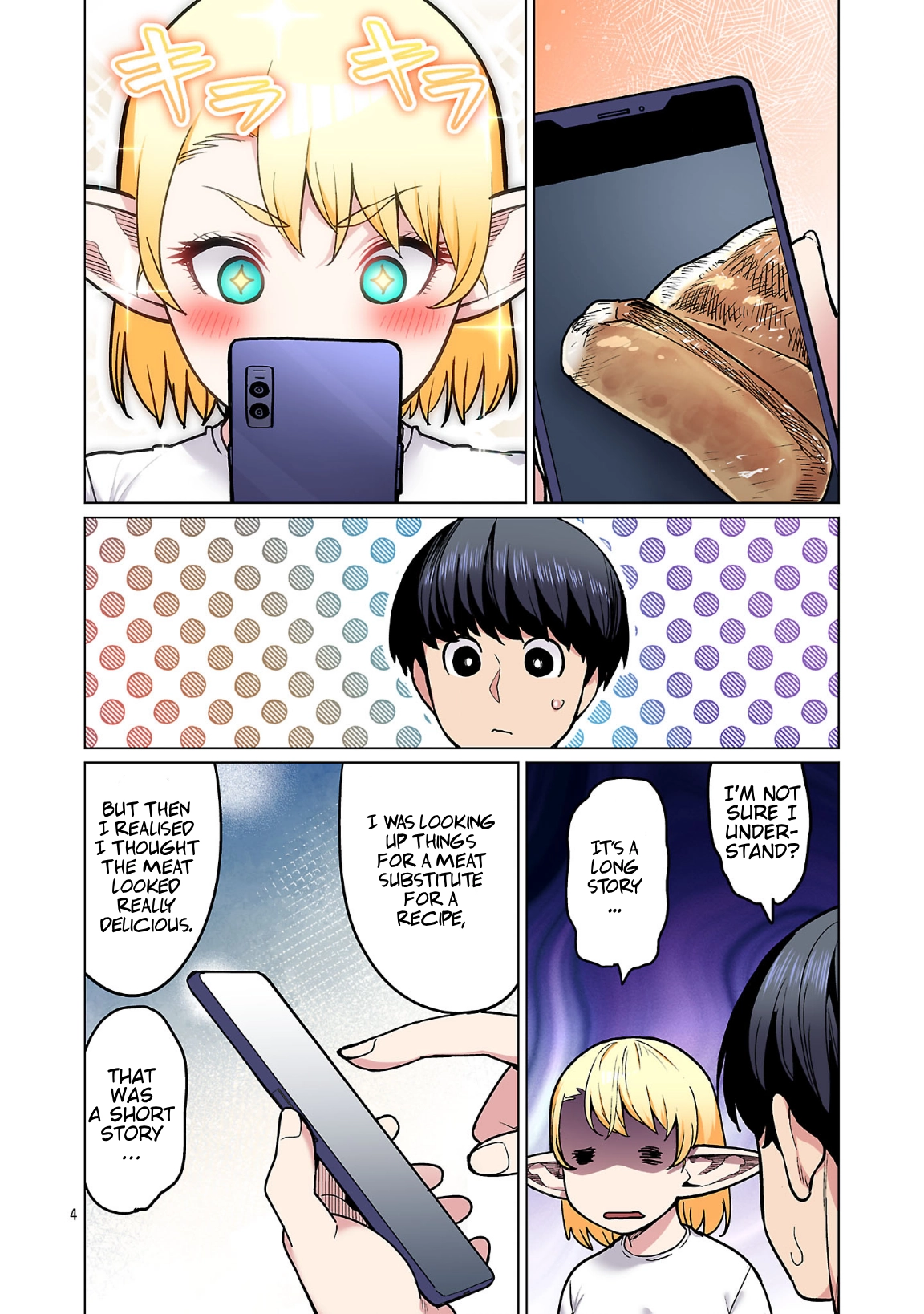 Shin Elf-san wa Yaserarenai. (Official Colored) Chapter 25 page 5 - 