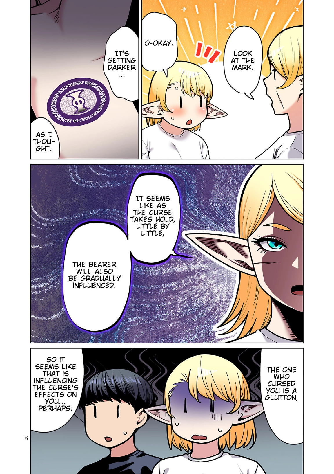Shin Elf-san wa Yaserarenai. (Official Colored) Chapter 25 page 7 - 