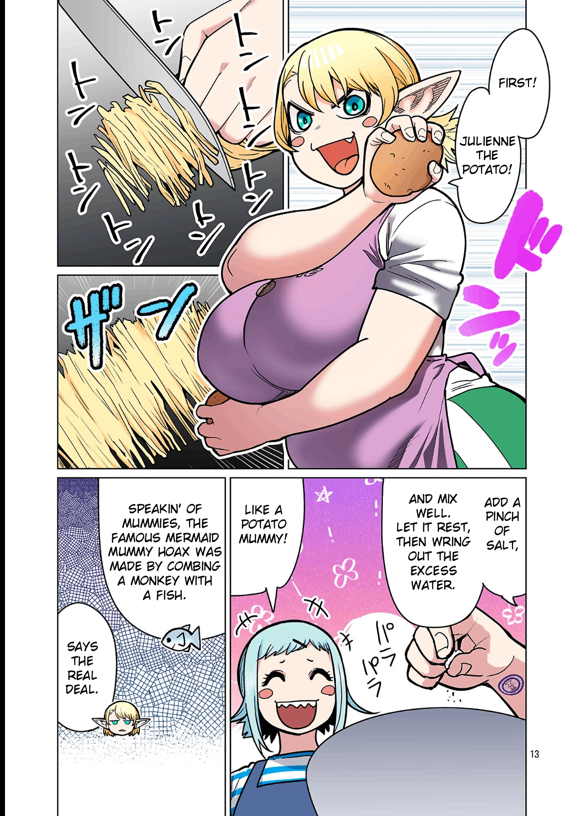 Shin Elf-san wa Yaserarenai. (Official Colored) Chapter 26 page 14 - 