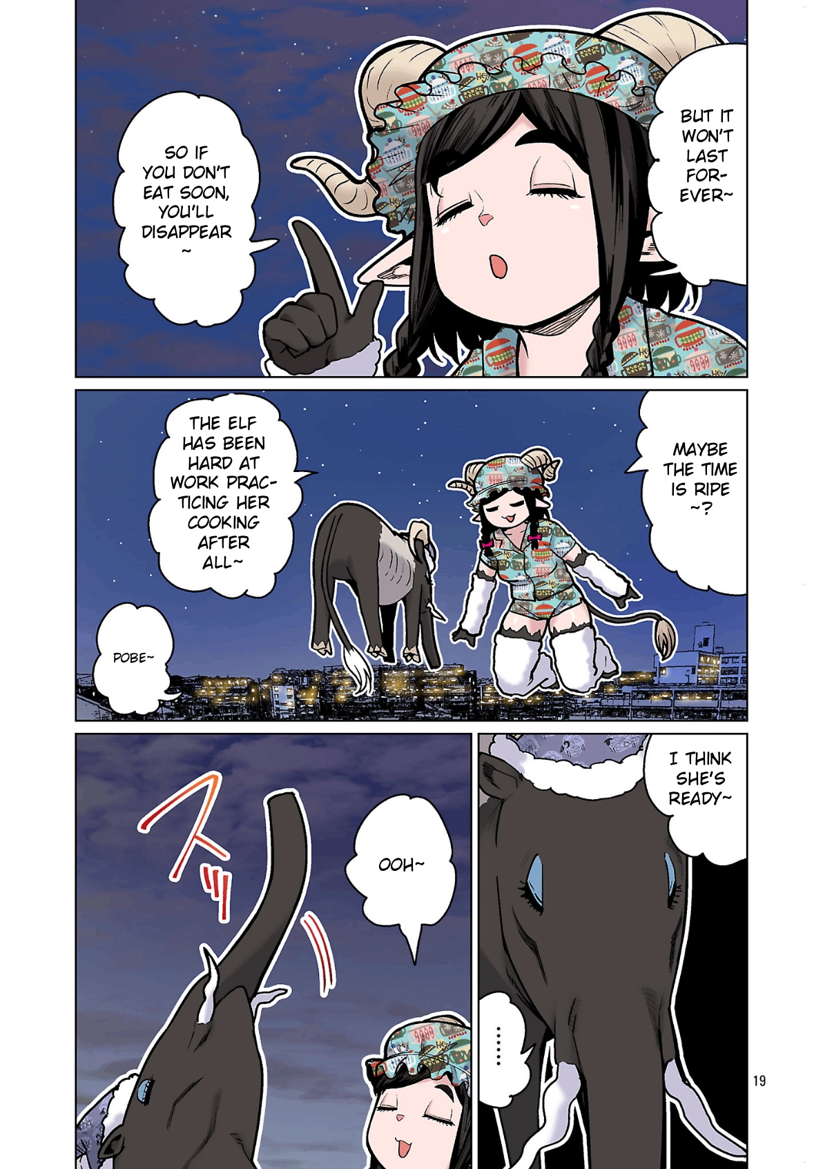 Shin Elf-san wa Yaserarenai. (Official Colored) Chapter 28 page 21 - 