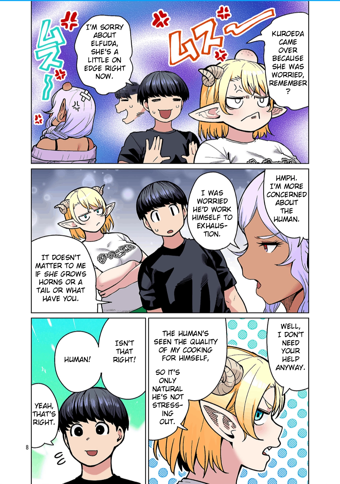 Shin Elf-san wa Yaserarenai. (Official Colored) Chapter 28 page 10 - 