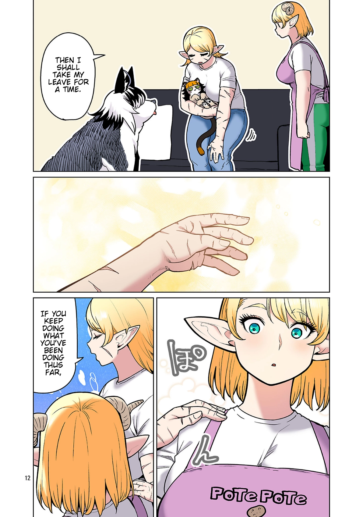 Shin Elf-san wa Yaserarenai. (Official Colored) Chapter 29 page 14 - 