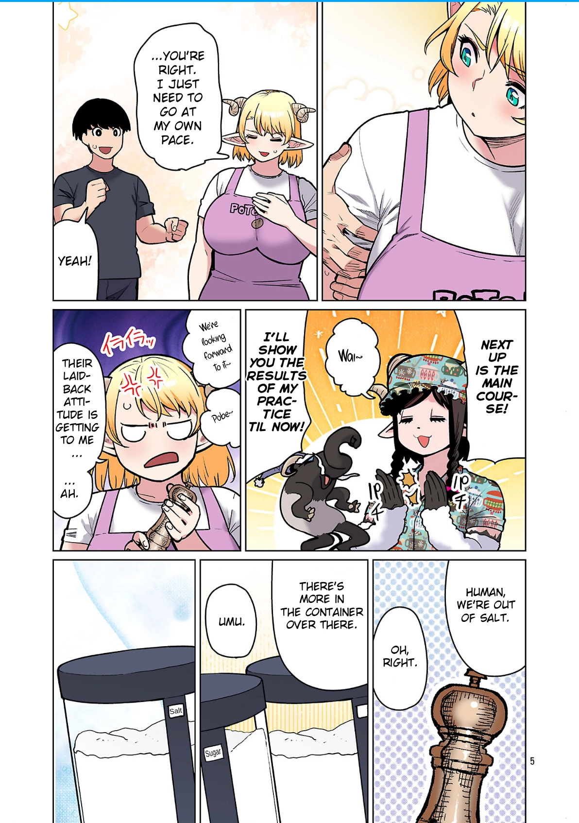 Shin Elf-san wa Yaserarenai. (Official Colored) Chapter 30 page 7 - 