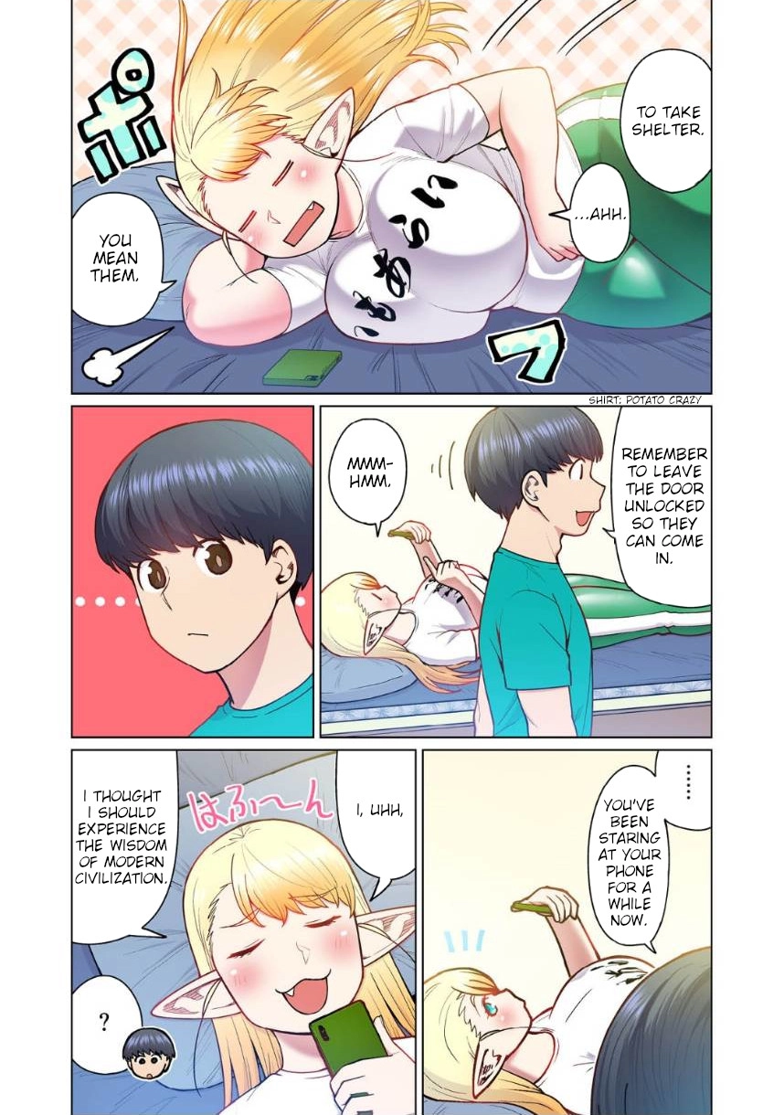 Shin Elf-san wa Yaserarenai. (Official Colored) Chapter 4 page 3 - 