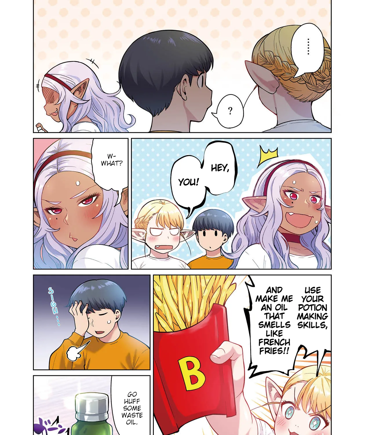 Shin Elf-san wa Yaserarenai. Chapter 1 page 63 - 