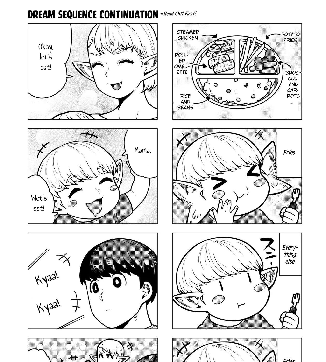 Shin Elf-san wa Yaserarenai. Chapter 15.5 page 49 - 