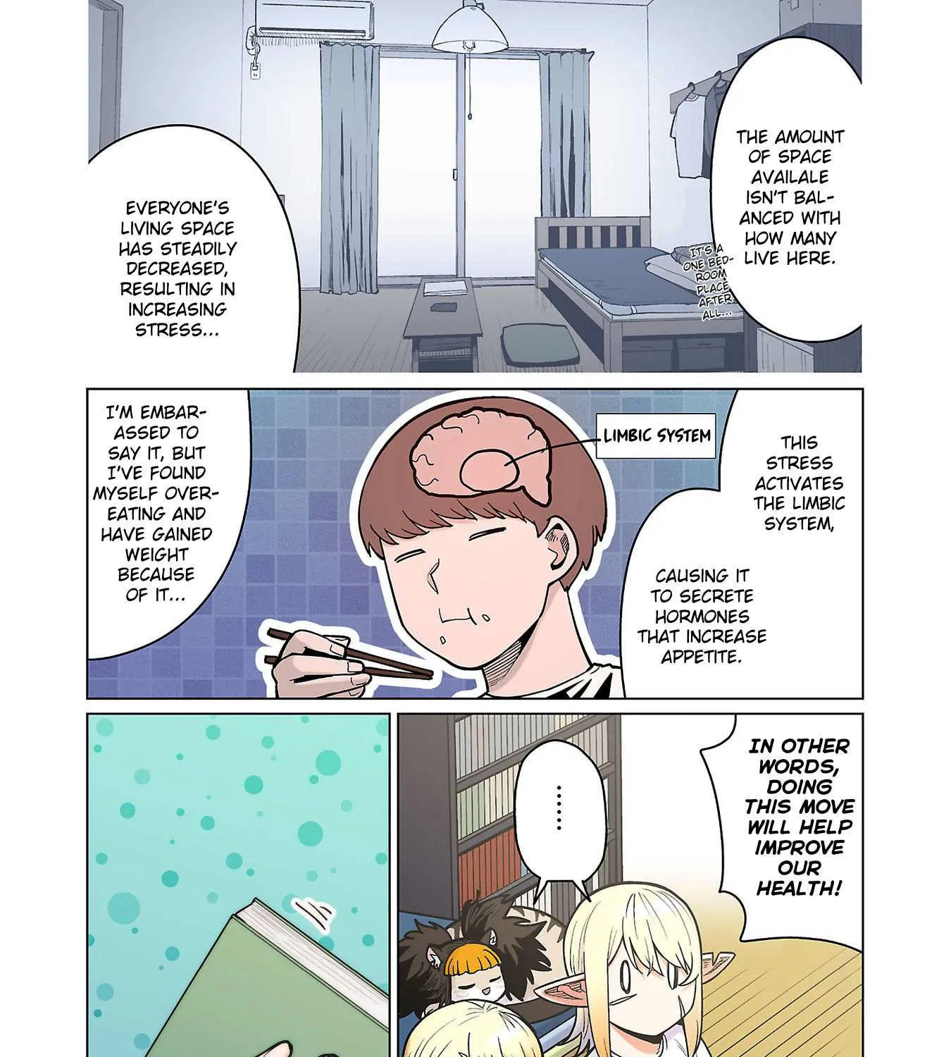 Shin Elf-san wa Yaserarenai. Chapter 15 page 38 - 