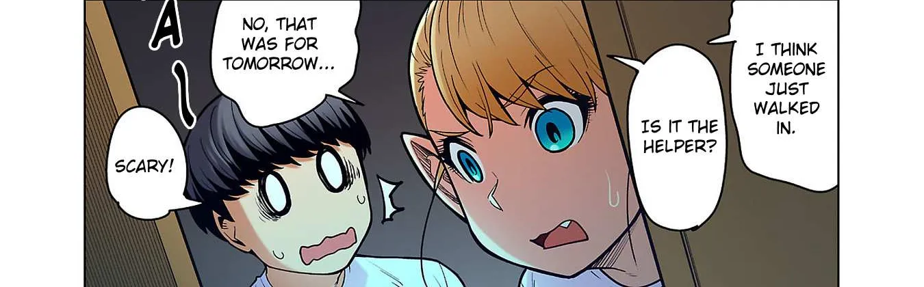 Shin Elf-san wa Yaserarenai. Chapter 15 page 55 - 
