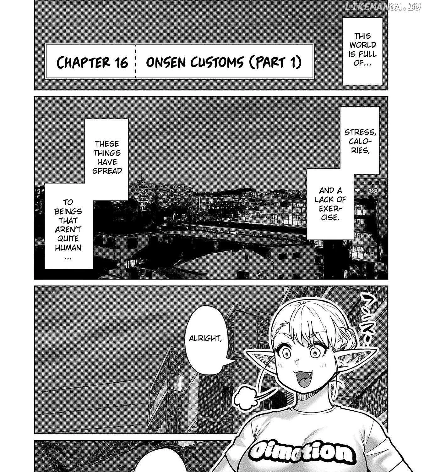 Shin Elf-san wa Yaserarenai. Chapter 16 page 1 - 