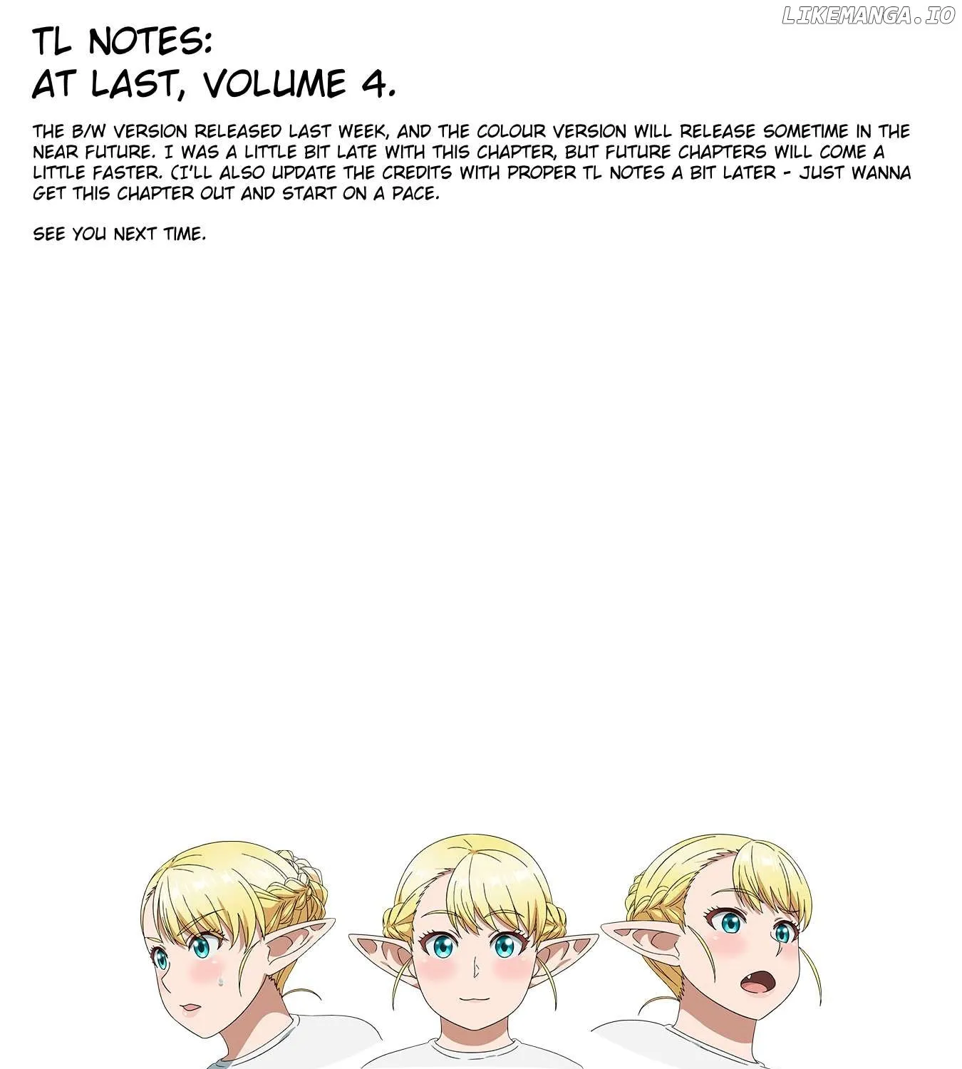 Shin Elf-san wa Yaserarenai. Chapter 16 page 49 - 