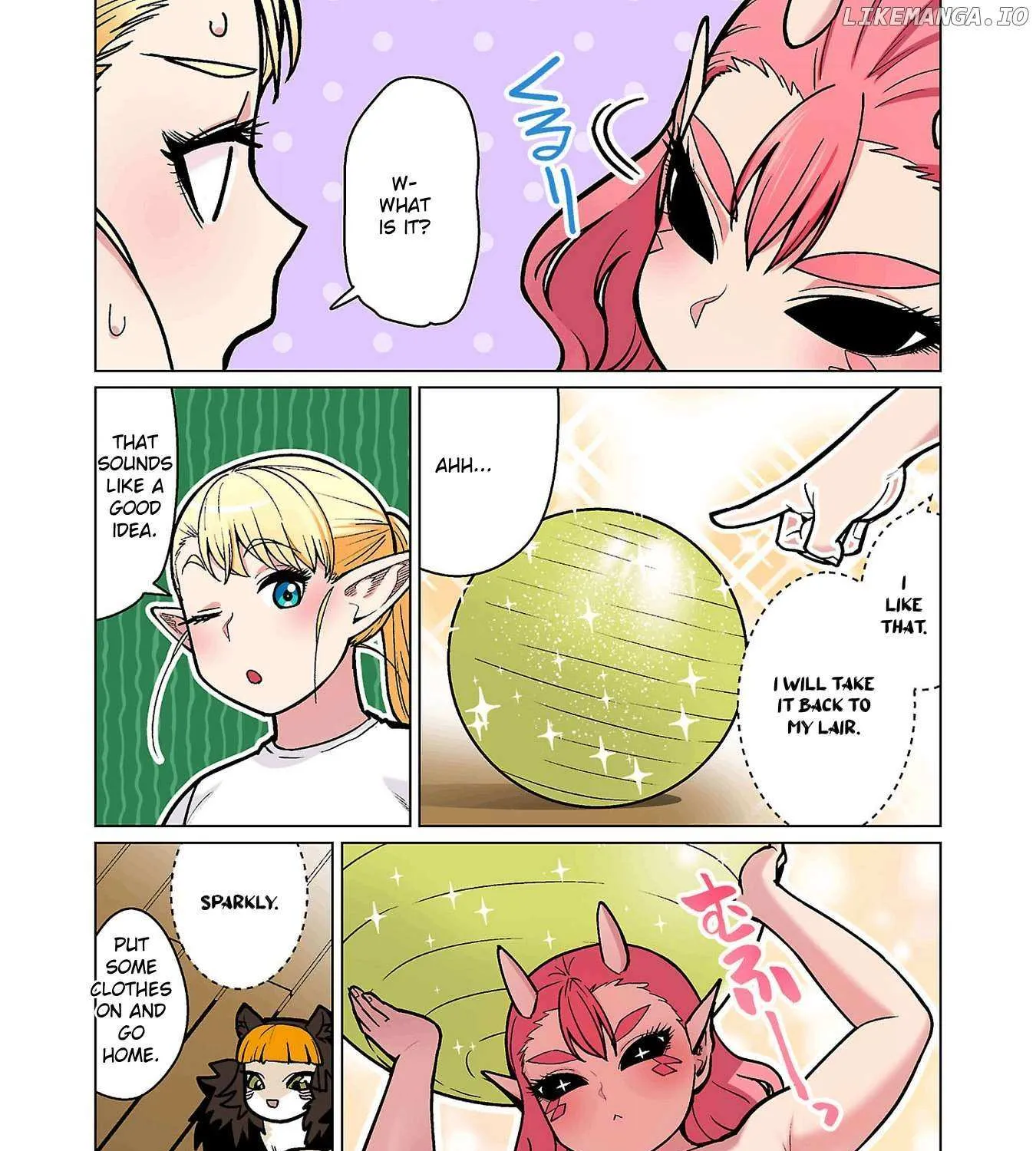 Shin Elf-san wa Yaserarenai. Chapter 19 page 56 - 