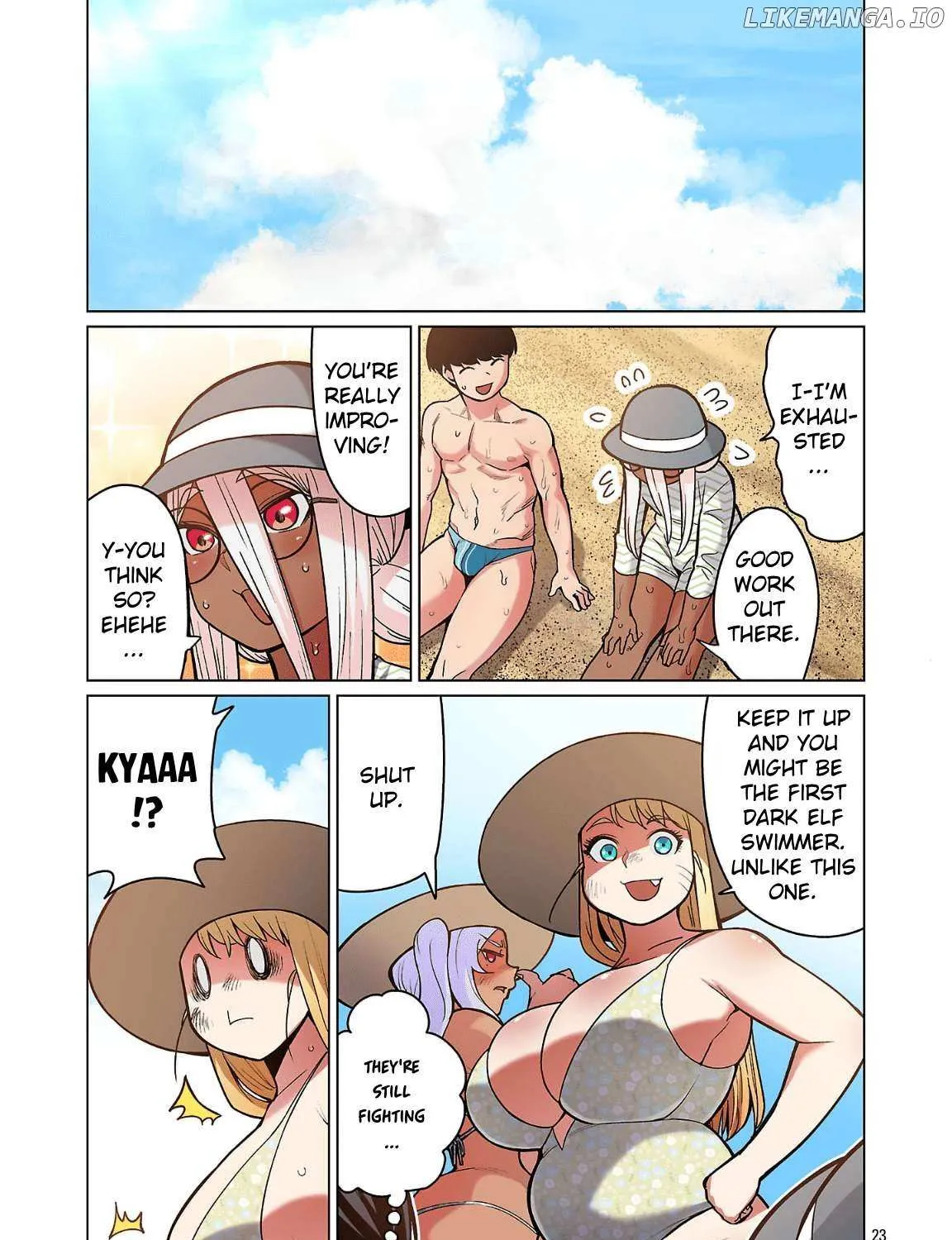 Shin Elf-san wa Yaserarenai. Chapter 21 page 47 - 