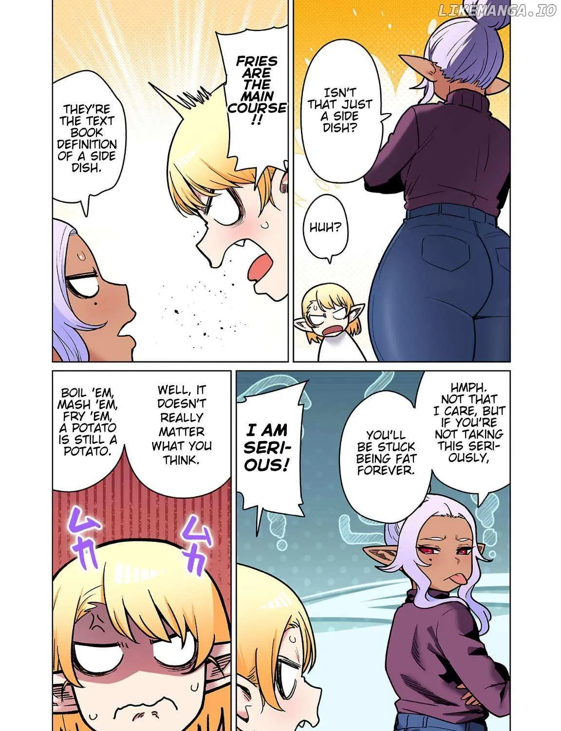 Shin Elf-san wa Yaserarenai. Chapter 24 page 13 - 