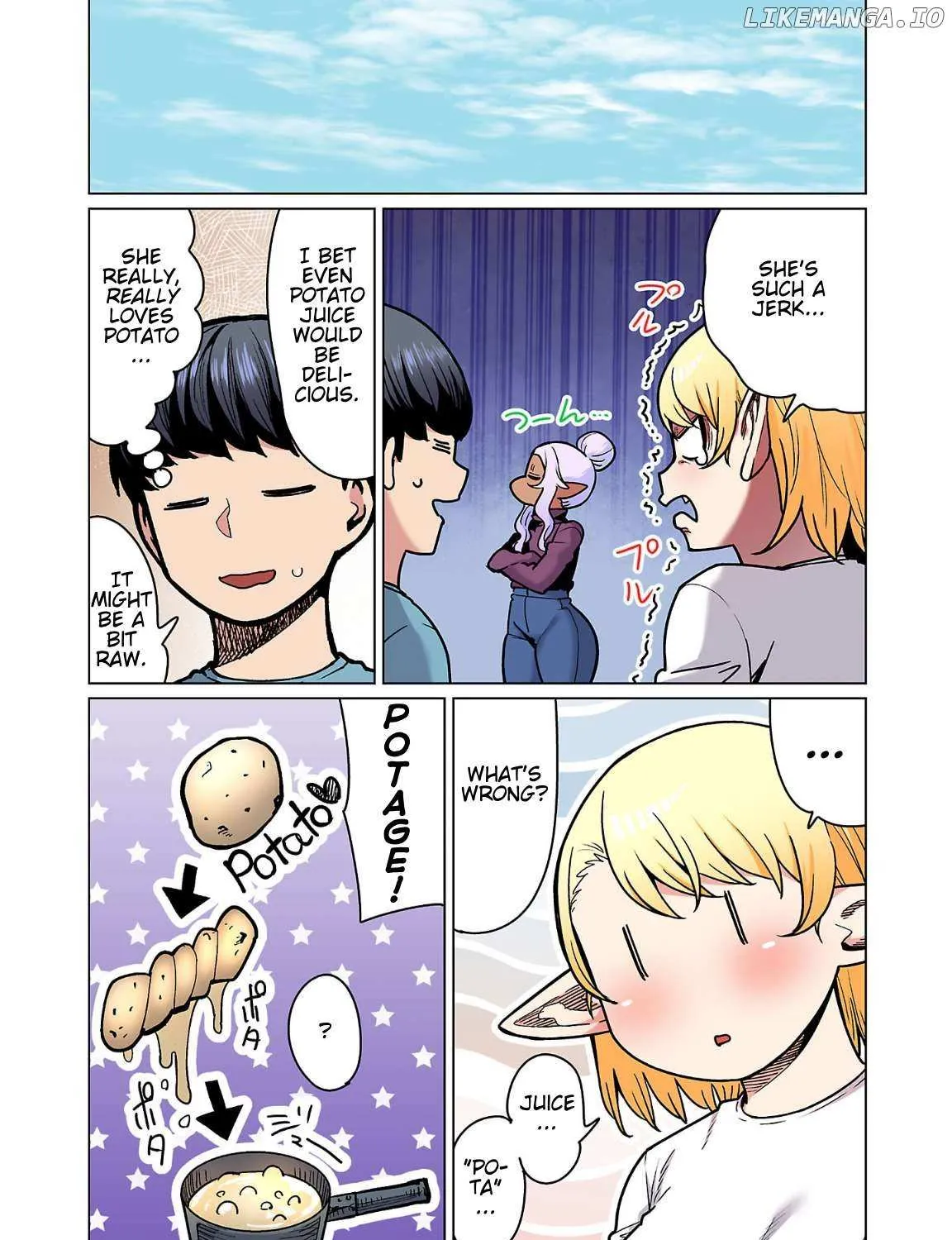 Shin Elf-san wa Yaserarenai. Chapter 24 page 17 - 