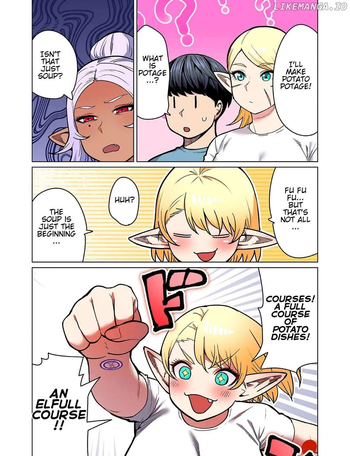 Shin Elf-san wa Yaserarenai. Chapter 24 page 19 - 