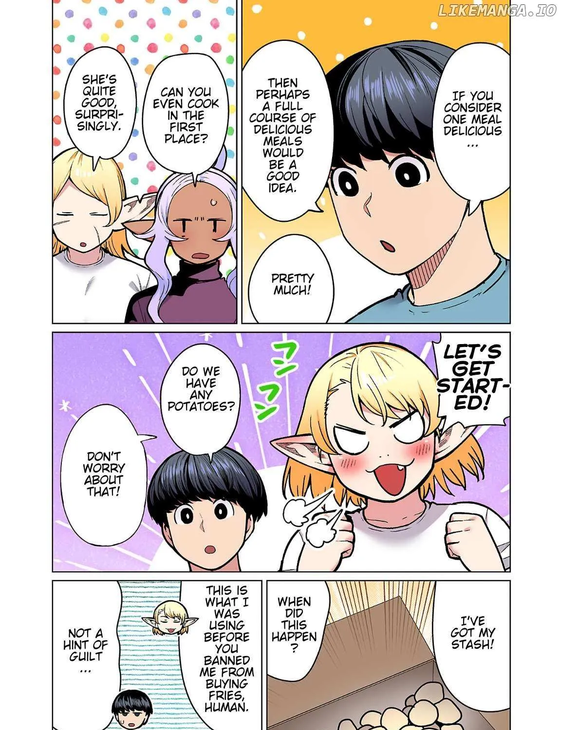 Shin Elf-san wa Yaserarenai. Chapter 24 page 21 - 