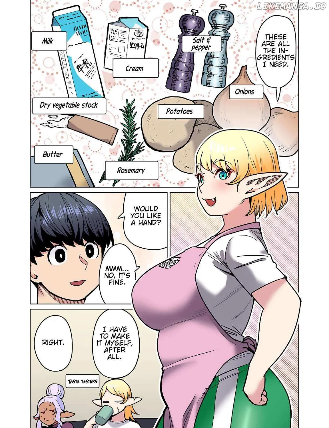 Shin Elf-san wa Yaserarenai. Chapter 24 page 23 - 
