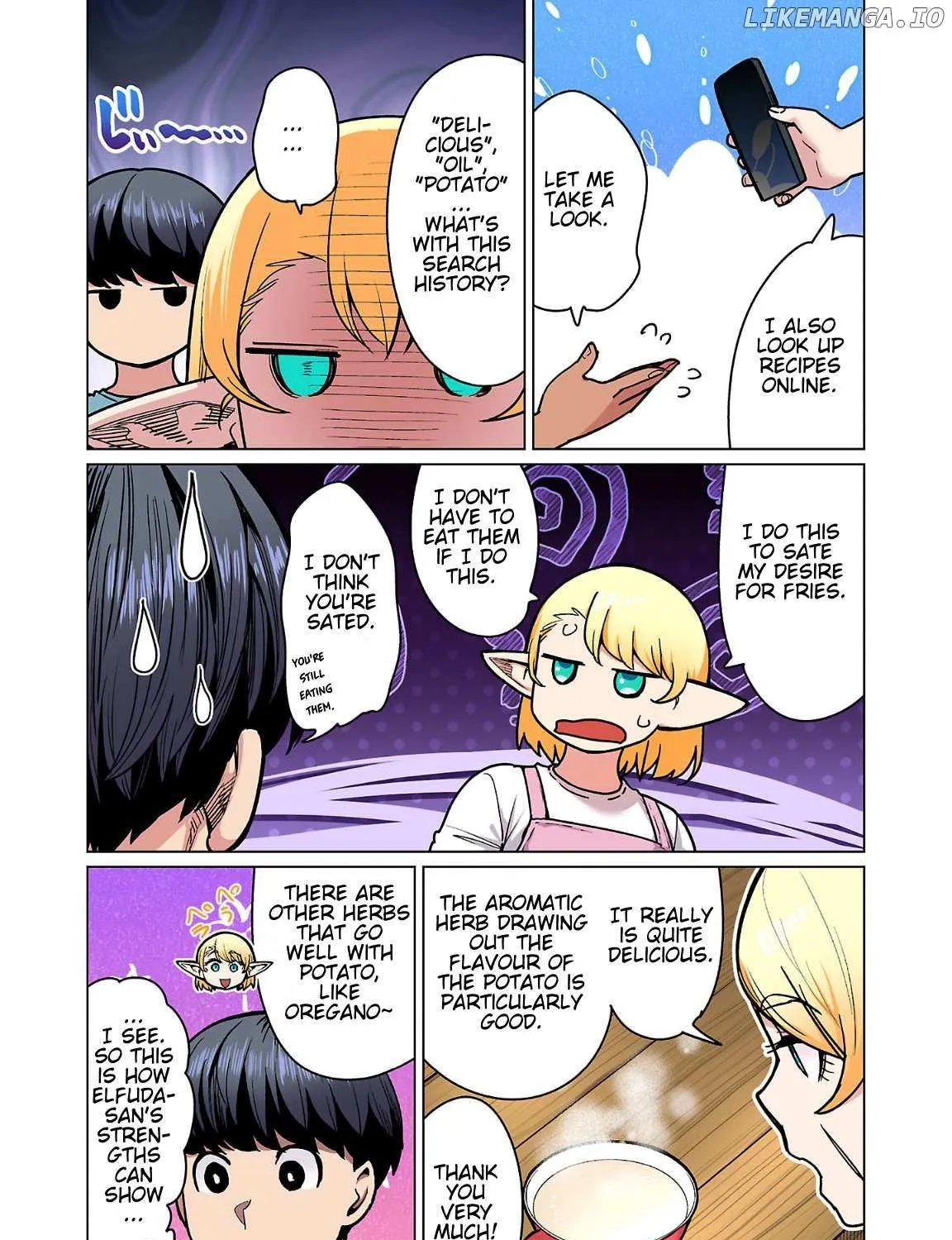 Shin Elf-san wa Yaserarenai. Chapter 24 page 43 - 