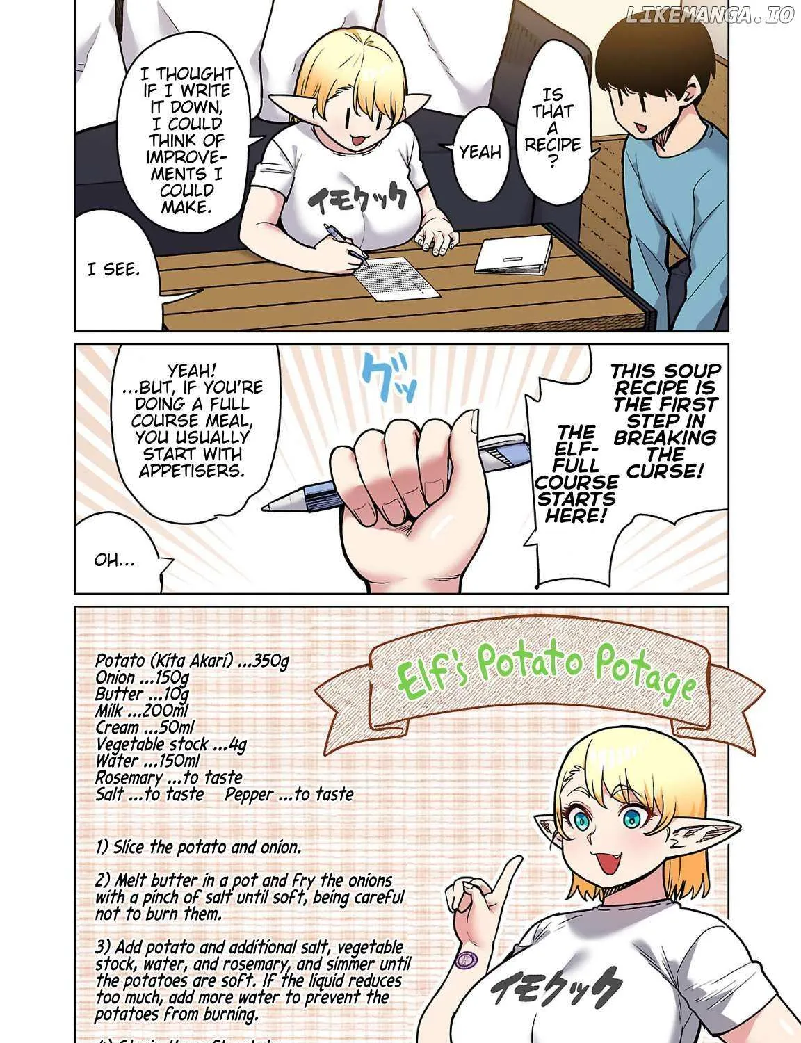 Shin Elf-san wa Yaserarenai. Chapter 24 page 49 - 