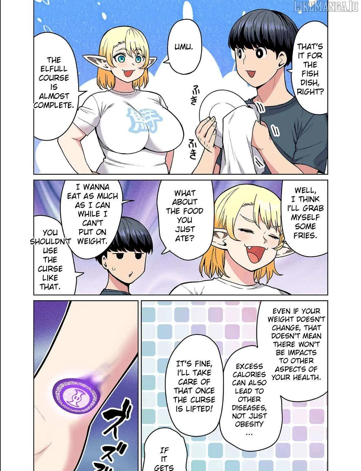 Shin Elf-san wa Yaserarenai. Chapter 26 page 48 - 