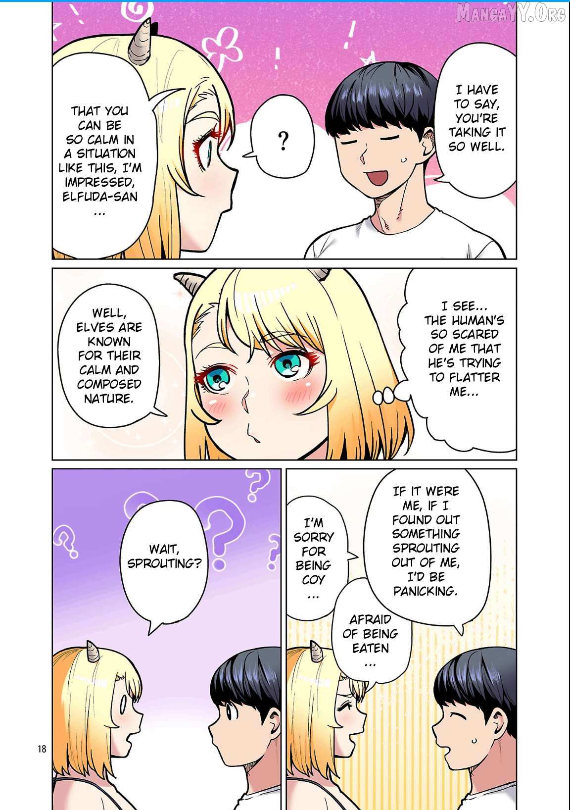 Shin Elf-san wa Yaserarenai. Chapter 27 page 21 - 