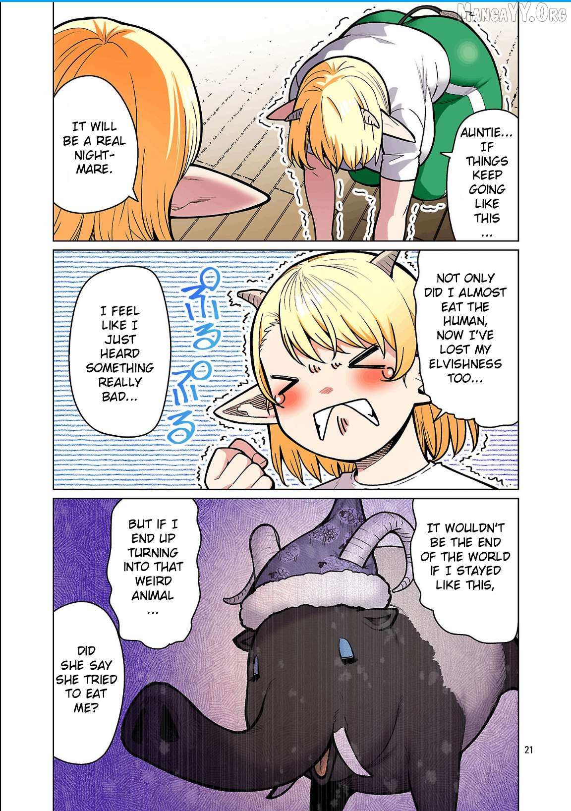 Shin Elf-san wa Yaserarenai. Chapter 27 page 24 - 