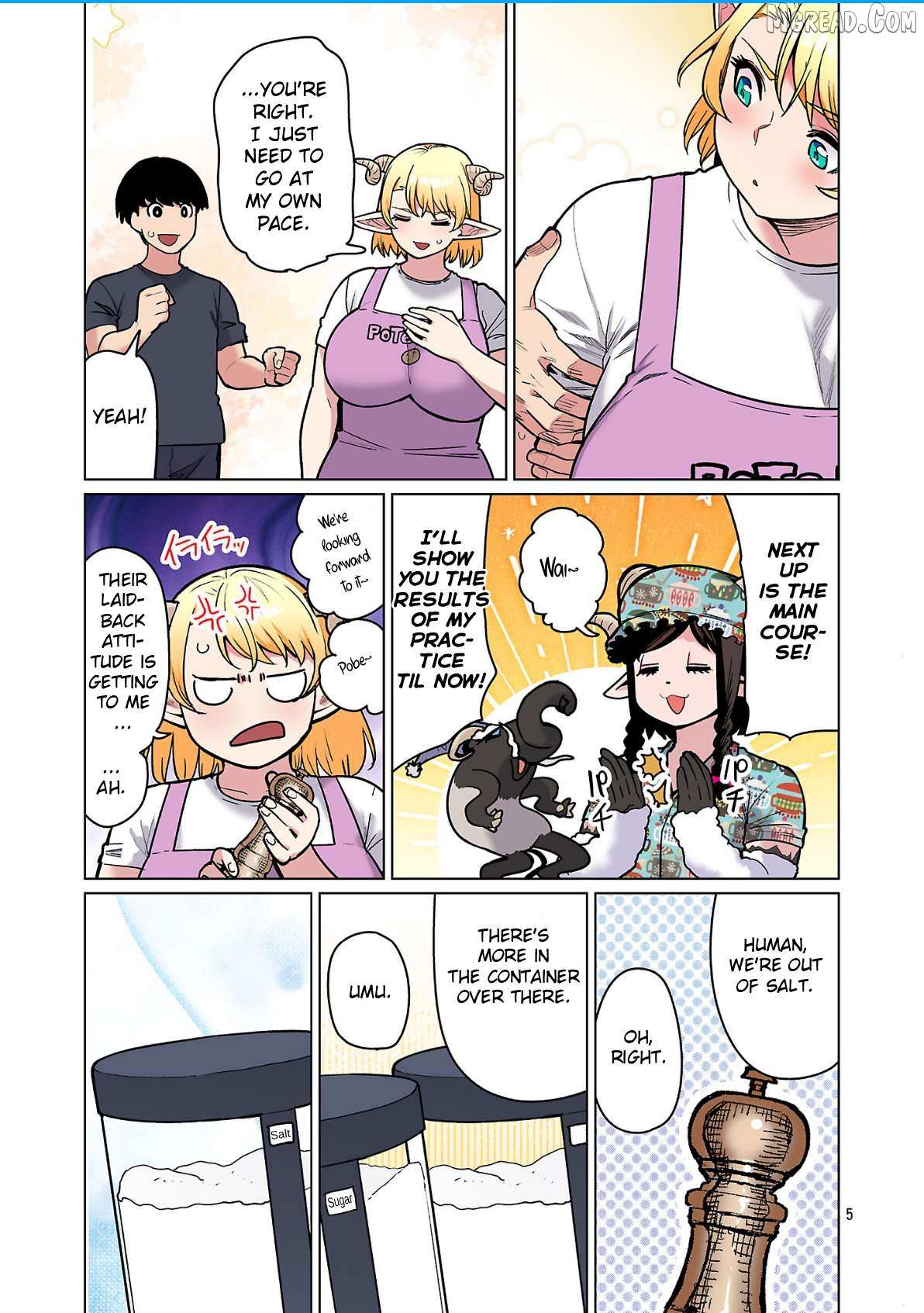 Shin Elf-san wa Yaserarenai. Chapter 30 page 7 - 