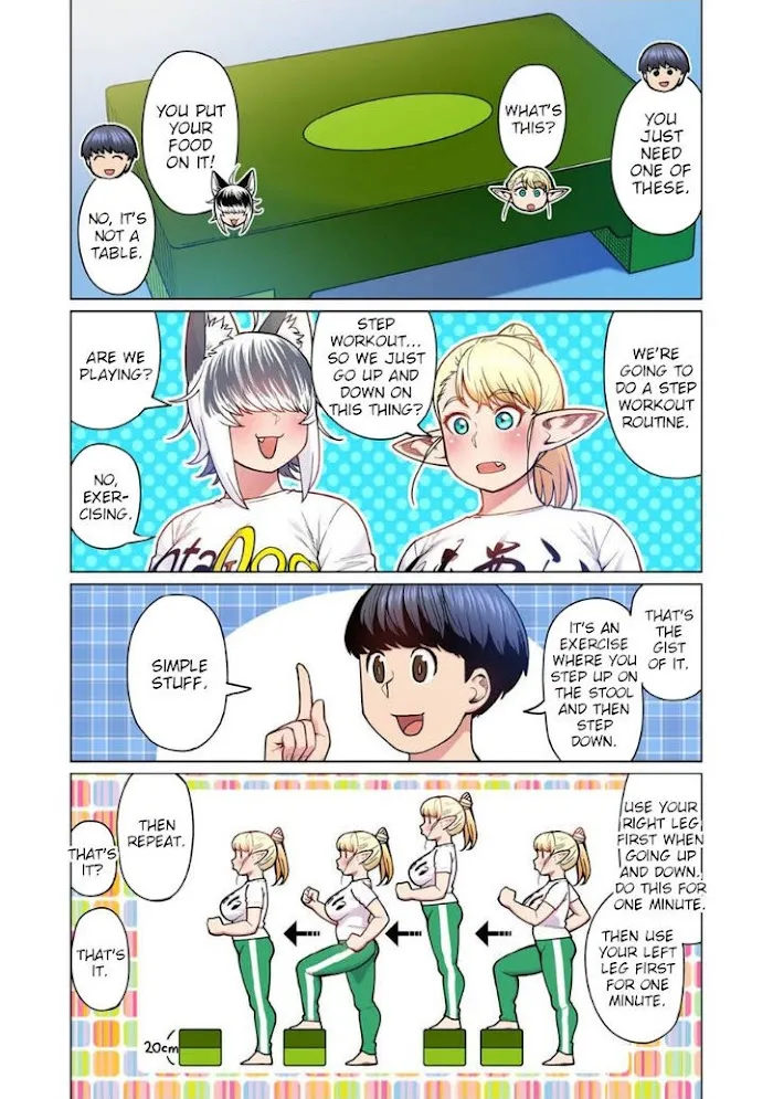 Shin Elf-san wa Yaserarenai. Chapter 4 page 17 - 