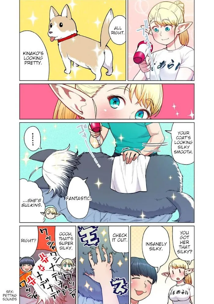 Shin Elf-san wa Yaserarenai. Chapter 4 page 8 - 