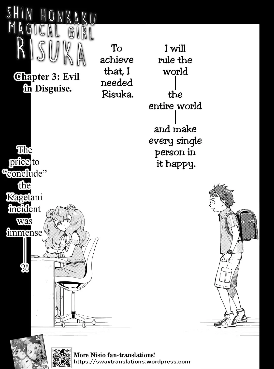 Shin Honkaku Mahou Shoujo Risuka Chapter 6 page 1 - 