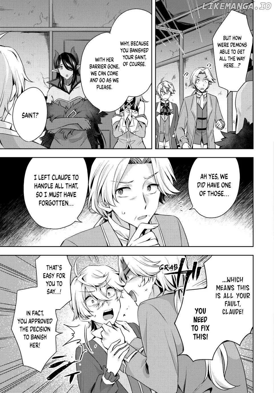 Shin no Seijo de aru Watashi wa Tsuihou Saremashita. Dakara Kono Kuni wa Mou Owari desu Chapter 30 page 11 - 
