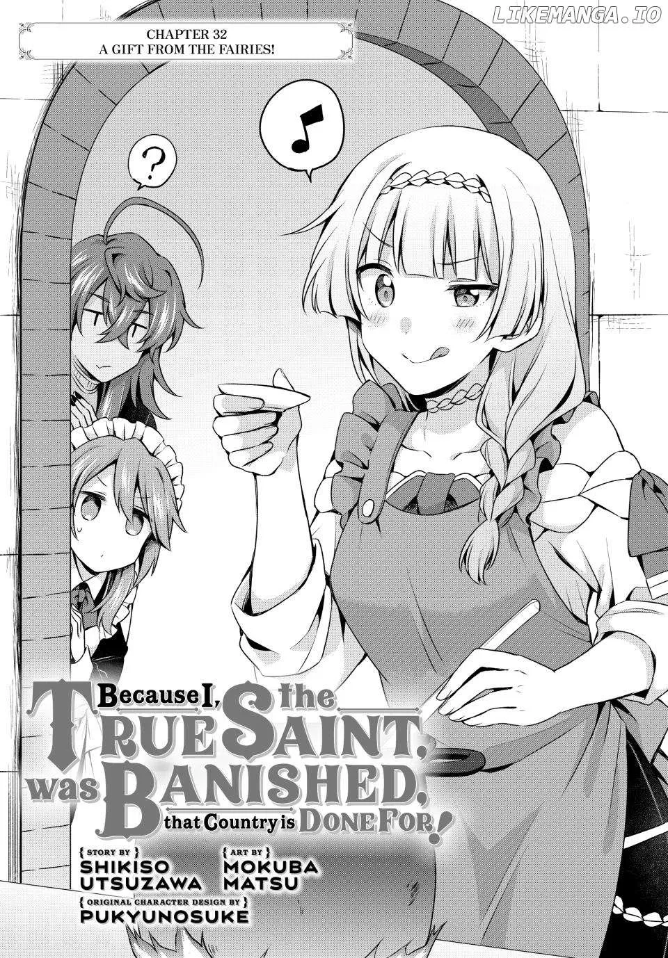 Shin no Seijo de aru Watashi wa Tsuihou Saremashita. Dakara Kono Kuni wa Mou Owari desu Chapter 32 page 2 - 