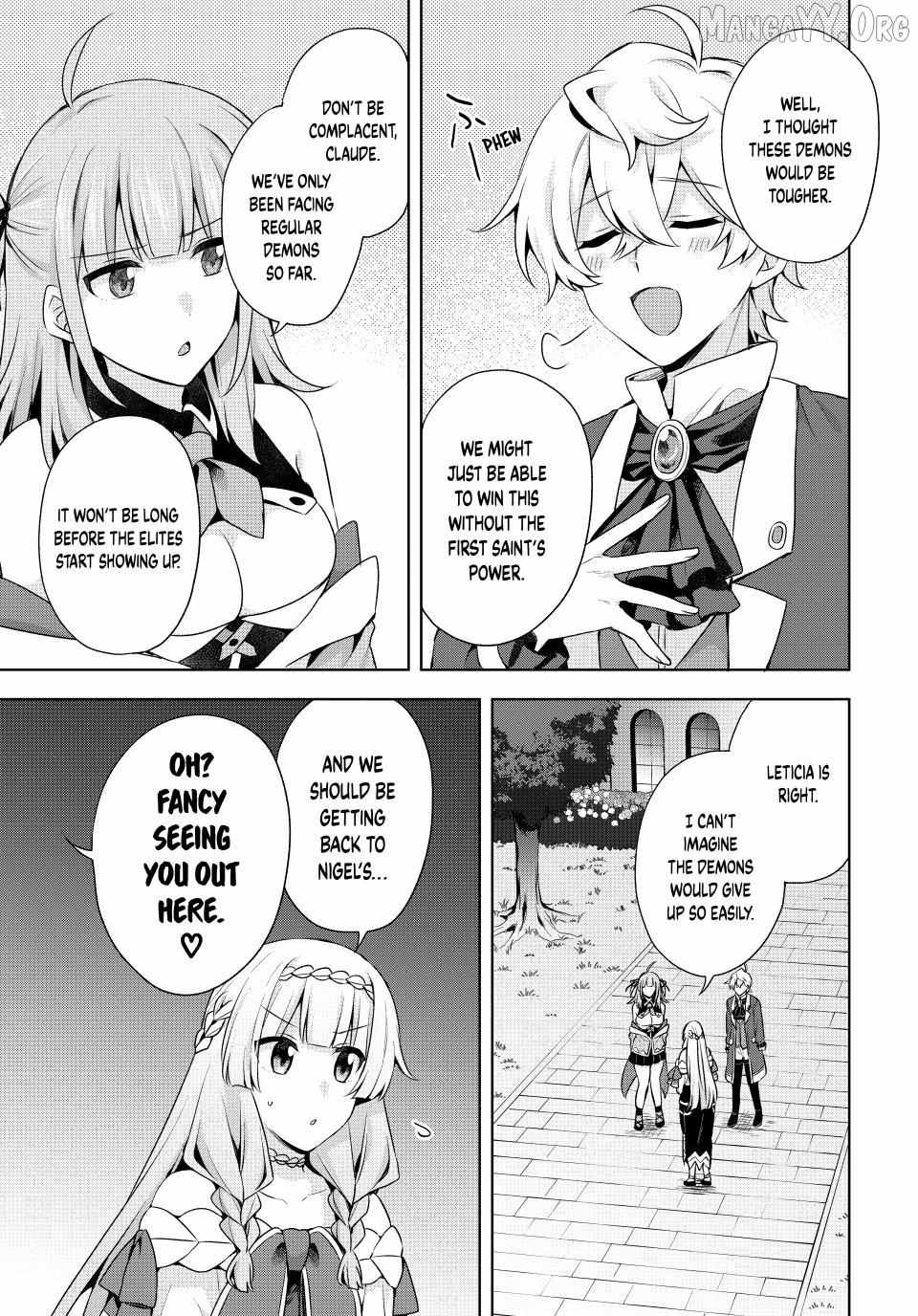 Shin no Seijo de aru Watashi wa Tsuihou Saremashita. Dakara Kono Kuni wa Mou Owari desu Chapter 58 page 13 - 